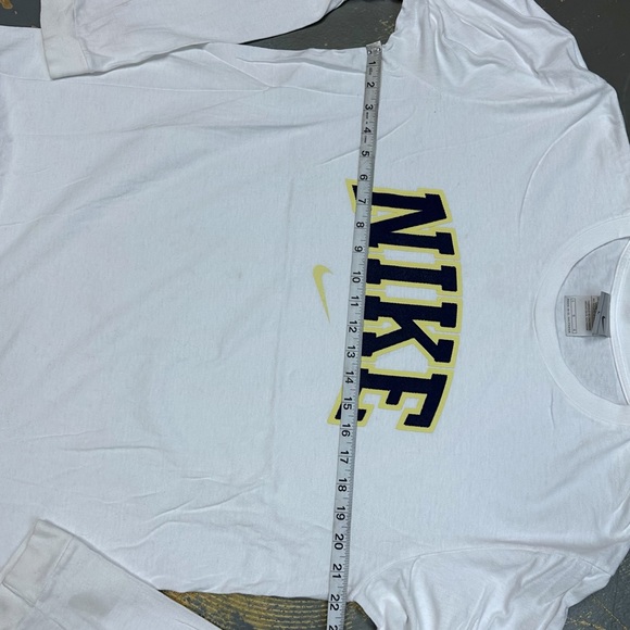 Nike Grey Tag Large Long Sleeve Shirt Vintage - Picture 5 of 6